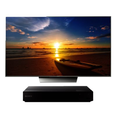 Sony KD55XD8577BU Silver - 55inch 4K Ultra HD TV  Smart  LED TV &  BDPS6700B Black - 4K Smart 3D Blu-Ray Player